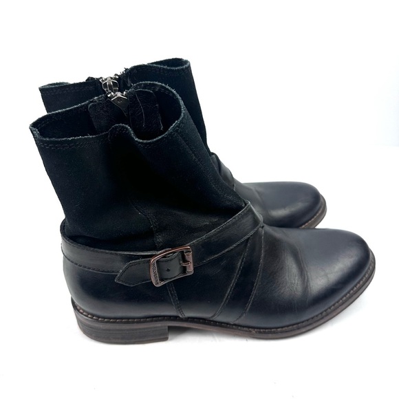 Wolverine Pearl Ankle Boot 8.5 Black Leather Zip Up Bootie Womens - Picture 5 of 9